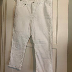 Levi's Ankle Length White Jeans - 32"